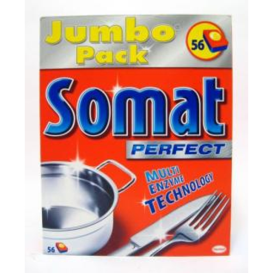 Somat Perfect Tablety do myčky na nádobí 56 tablet & čistič