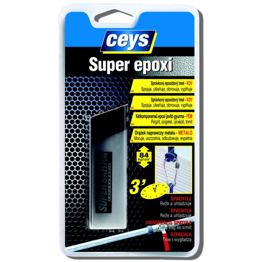 Ceys Super Epoxi Kov dvousložkový tmel na kov 47 g špachtle