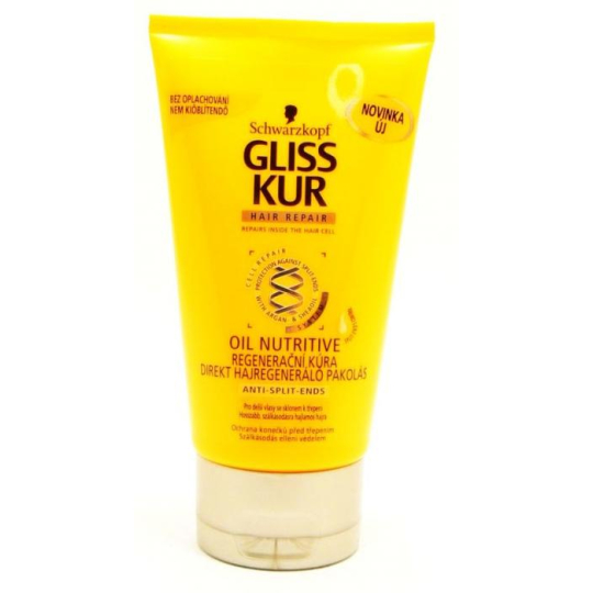 Gliss Kur Oil Nutritive regenerační vlasová kúra 150 ml