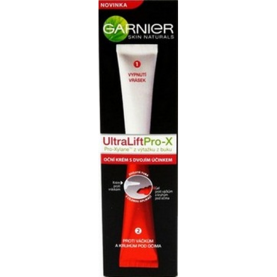 Garnier UltraLift Pro-X oční krém s dvojím účinkem 2 x 5 ml
