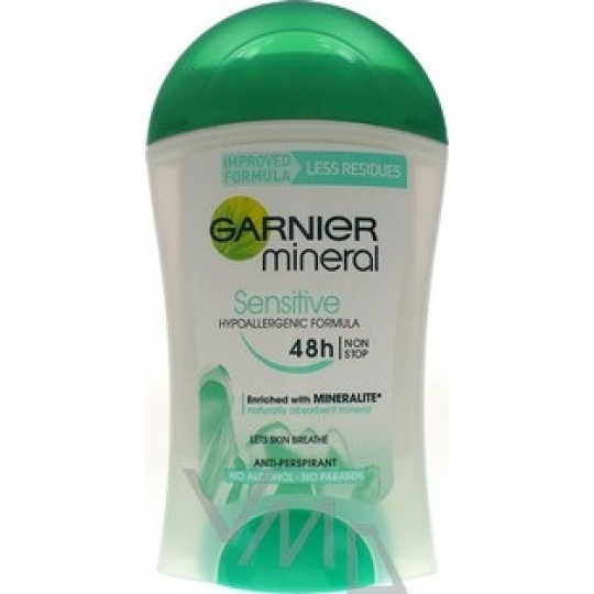 Garnier Mineral Sensitive antiperspirant deodorant stick pro ženy 40 ml