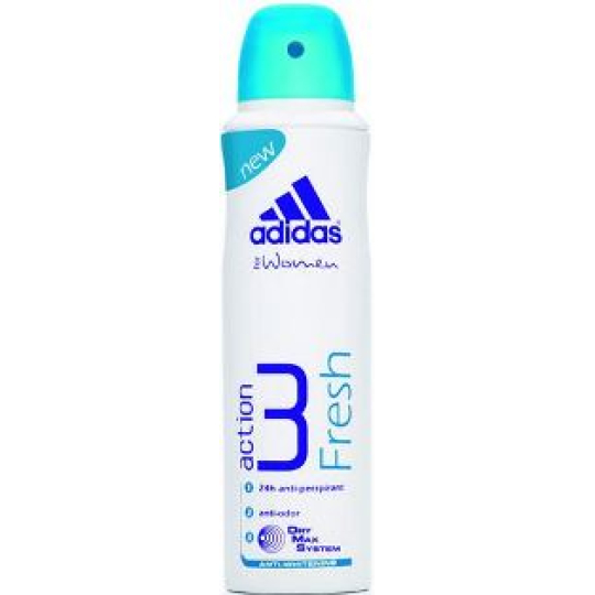 Adidas Action 3 Fresh antiperspitant deodorant sprej pro ženy 150 ml