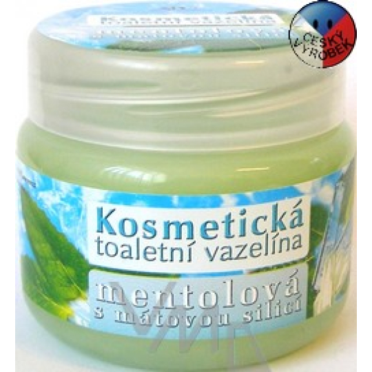 Bione Cosmetics Mentol s mátovou silicí kosmetická toaletní vazelína 160 ml