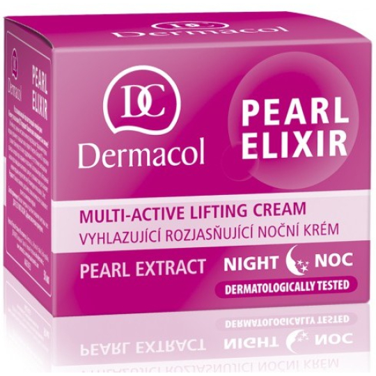 Dermacol Pearl Elixir vyhlazující rozjasňující noční krém 50 ml