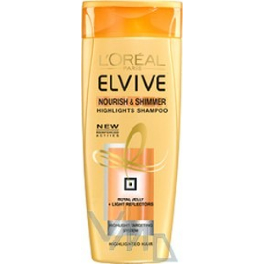 Loreal Paris Elseve Výživa & Zářivost šampon pro melírované vlasy 250 ml