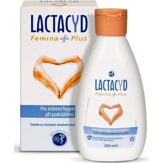 Lactacyd Femina Plus mycí emulze pro intimní hygienu 200 ml
