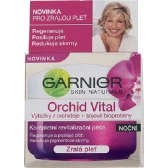 Garnier Skin Naturals Orchid Vital noční krém hydratační 50 ml