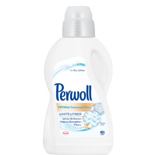 Perwoll White & Fibe prací gel na bílé prádlo, smíšené a syntetické textilie 1 l