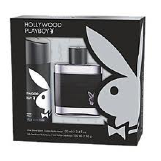 Playboy Hollywood deodorant sprej 150 ml + voda po holení 100 ml, kosmetická sada