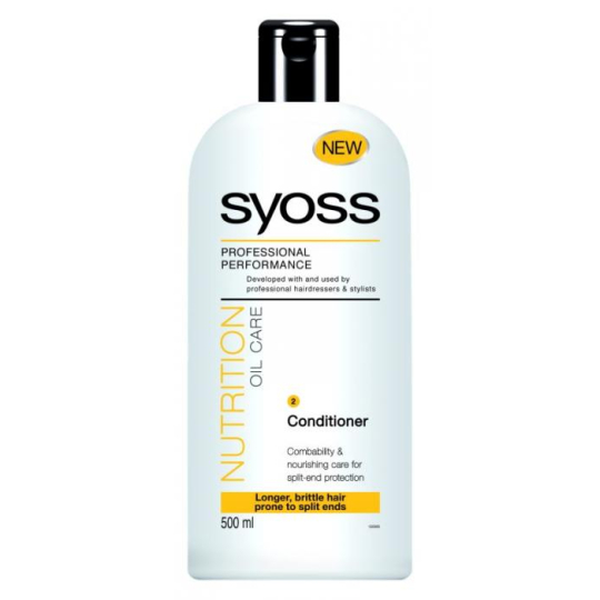 Syoss Nutrition Oil Care předchází lámavosti smývatelný kondicionér na vlasy 500 ml