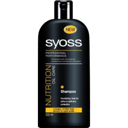 Syoss Nutrition Oil Care předchází lámavosti vlasů šampon 500 ml