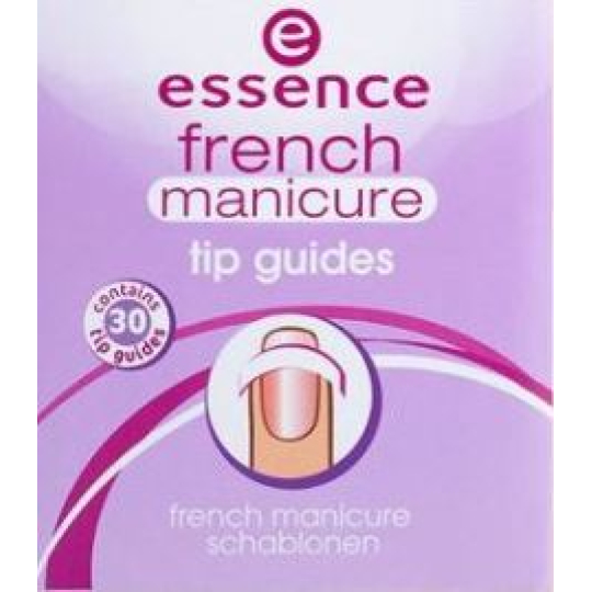 Essence Tip Guides šablonky pro francouzskou manikúru 30 kusů