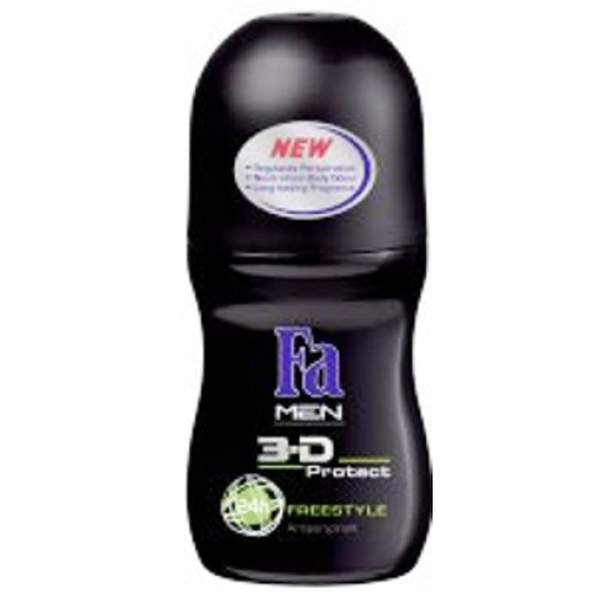 Fa Men 3D Freestyle kuličkový deodorant roll-on pro muže 50 ml
