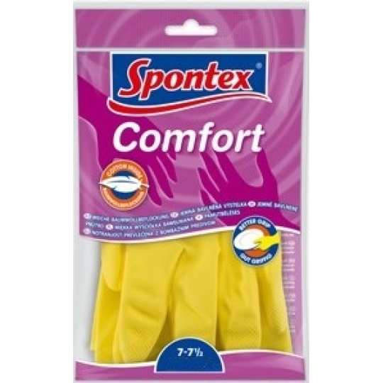 Spontex Comfort Rukavice gumové velikost L