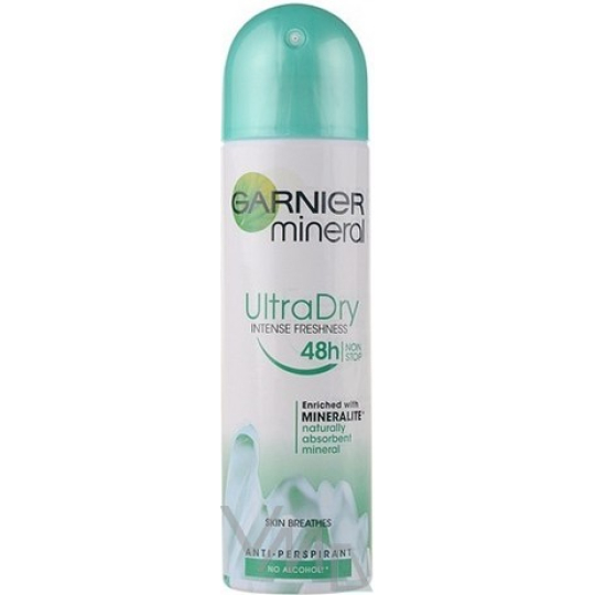 Garnier Mineral Ultra Dry Intense Freshness deodorant sprej pro ženy 150 ml