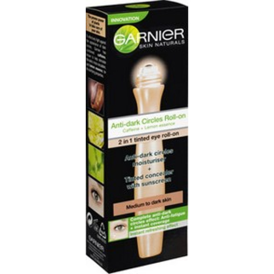 Garnier Skin Naturals 2v1 roll-on proti kruhům pod očima světlá pleť 15 ml