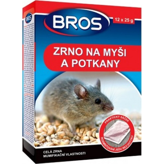 Bros Zrno na myši a potkany 12 x 25 g