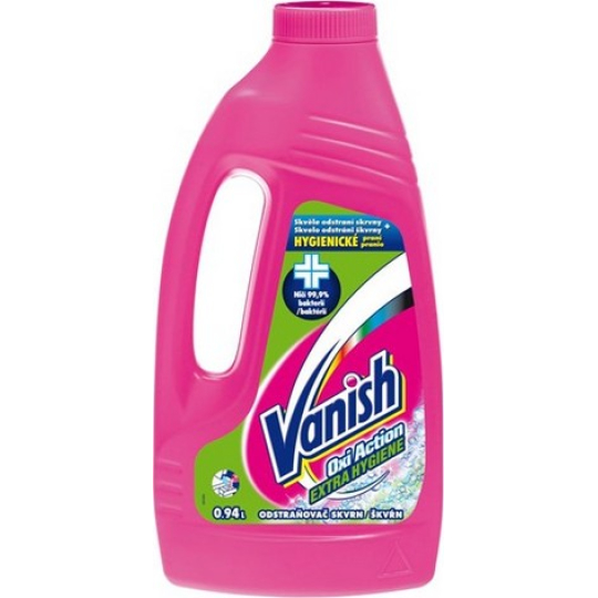 Vanish Oxi Action Extra Hygiene s vyhledávačem skvrn 940 ml