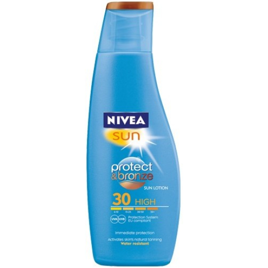 Nivea Sun Protect & Bronze OF30+ intenzivní mléko na opalování 200 ml