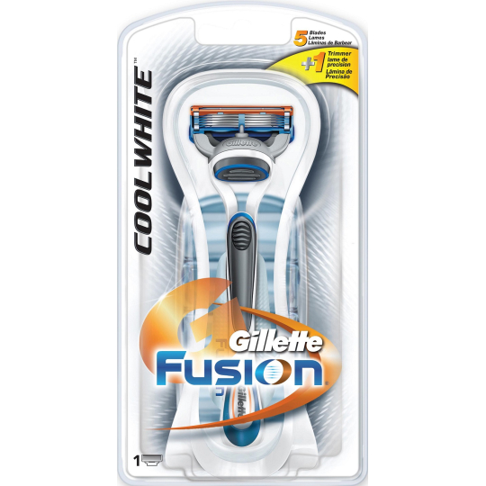 Gillette Fusion Cool White holicí strojek 1 kus pro muže