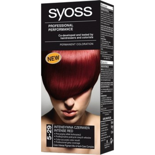 Syoss Professional barva na vlasy 5 - 29 intenzivní červený