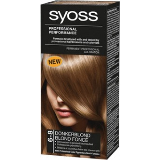 Syoss Professional barva na vlasy 6 - 8 tmavě plavý