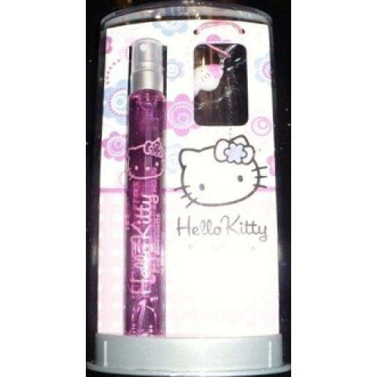Koto Hello Kitty Toaletní voda pro dívky 15 ml + přívěsek na mobil, kosmetická sada