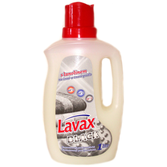 Lavax Black tekutý prací prostředek s lanolinem 1 l
