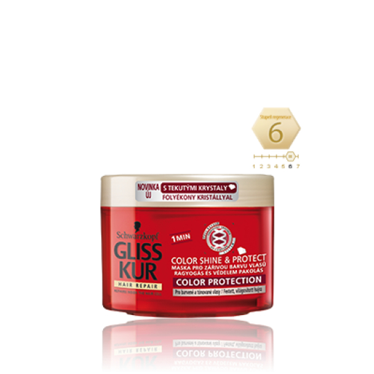 Gliss Kur Color Shine & Protect intenzivní regenerační maska 300 ml