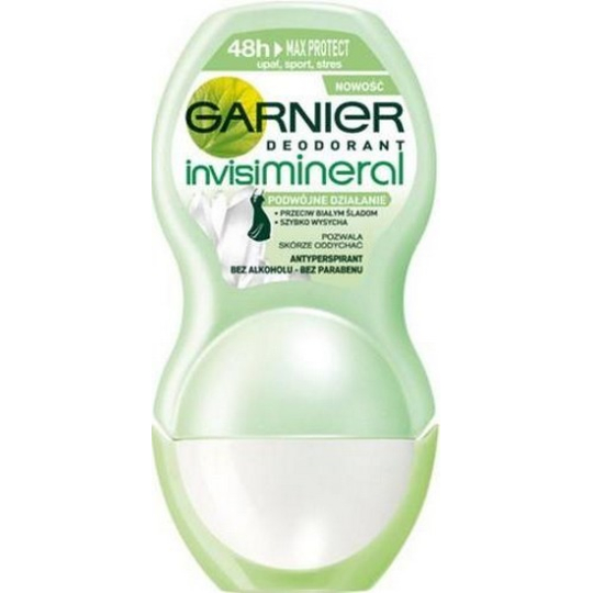 Garnier Invisi Mineral Max Protect kuličkový antiperspirant deodorant roll-on pro ženy 50 ml