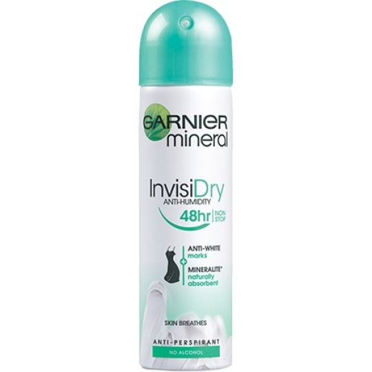 Garnier Mineral Invisi Dry Anti-Humidity deodorant sprej pro ženy 150 ml