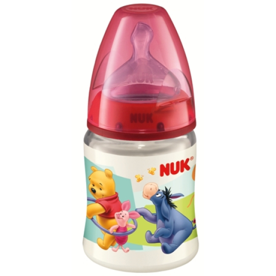 Nuk Disney First Choic láhev plastová 0-6 měsíců velikost 1 = mléko 150 ml