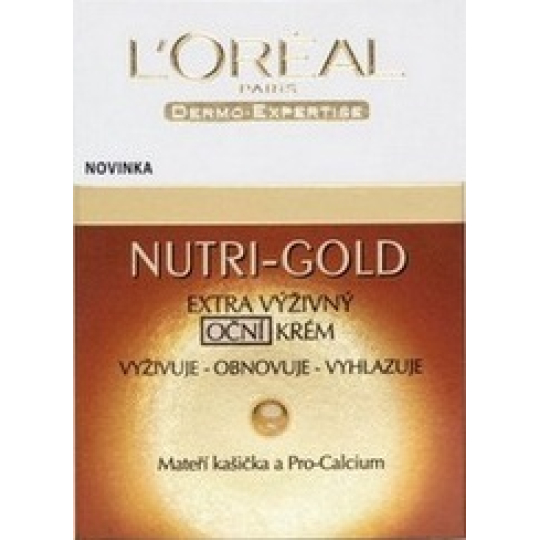 Loreal Paris Nutri-Gold extra výživný oční krém 15 ml
