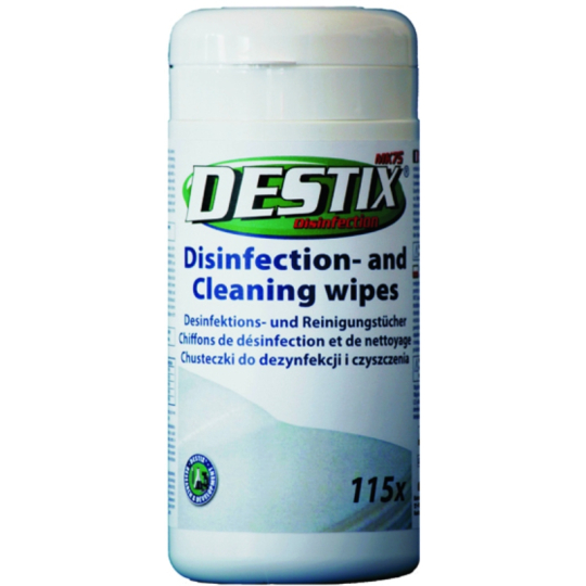 Destix Desinfekční a čisticí vlhčené ubrousky dóza 115 kusů