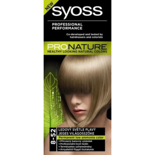 Syoss ProNature dlouhotrvající barva na vlasy 8-52 ledový světle plavý