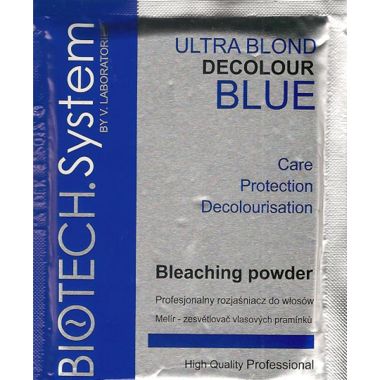 Biotech System Ultra Blond Decolour Blue melírovací prášek 40 g