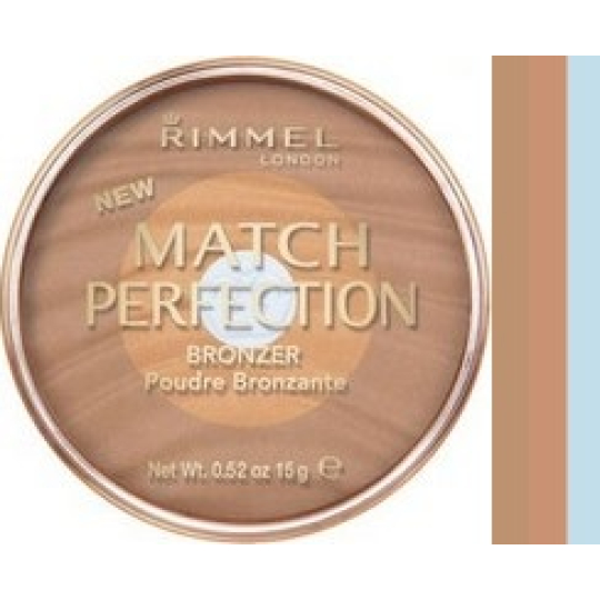 Rimmel London Match Perfection Bronzer pudr 002 Medium 15 g