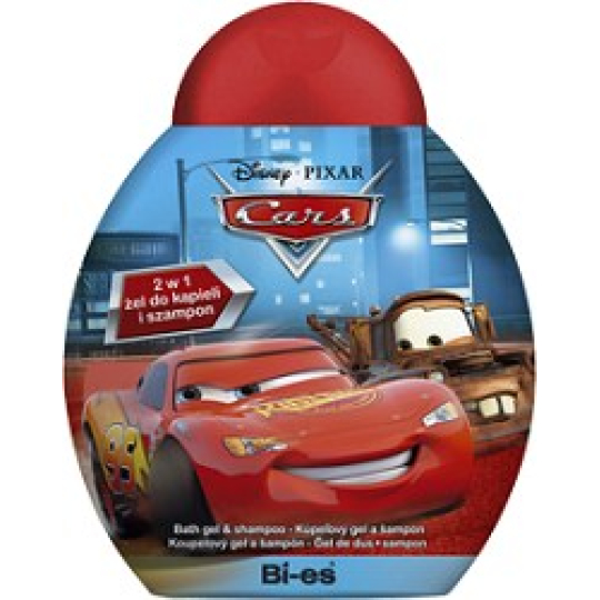 Disney Cars McQueen 2v1 sprchový gel do koupele a šampón 250 ml
