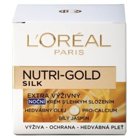 Loreal Paris Nutri-Gold Silk extra výživný noční krém 50 ml