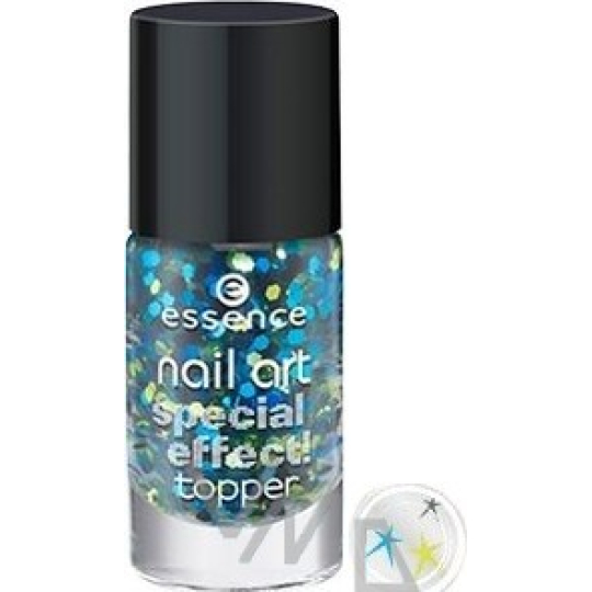 Essence Nail Art Special Effect lak se speciálním efektem 13 Mrs&Mr Glitter 8 ml