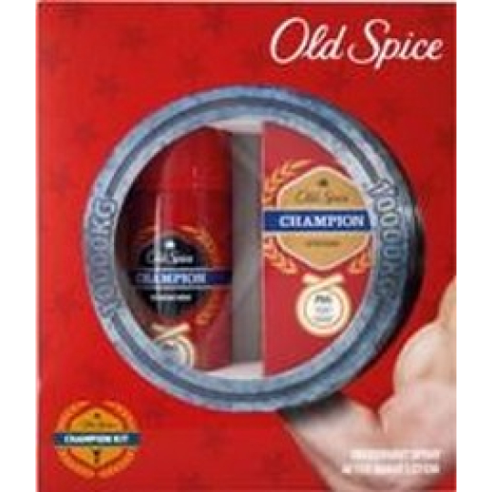 Old Spice Champion deodorant sprej 125 ml + voda po holení 100 ml, kosmetická sada