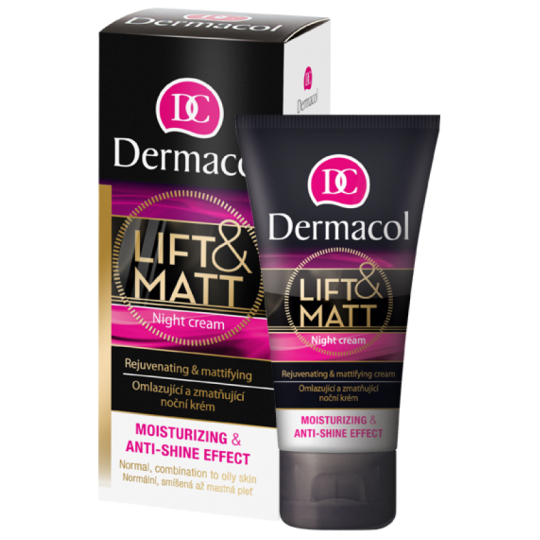 Dermacol Lift & Matt omlazující a zmatňující noční krém 50 ml