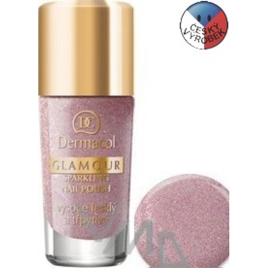 Dermacol Glamour Sparkling Nail Polish Lak na nehty 201 9 ml