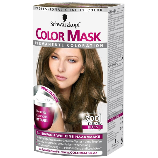 Schwarzkopf Color Mask barva na vlasy 700 Tmavě plavý