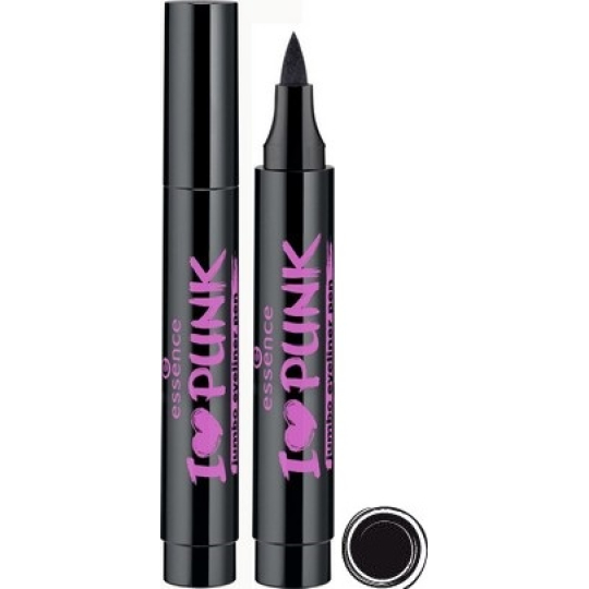 Essence I Love Punk Jumbo Eyeliner Pen pero na oční linky 001 Ultra Black 2,5 g