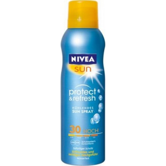 Nivea Sun Protect & Refresh OF30+ chladivý neviditelný sprej na opalování 200 ml