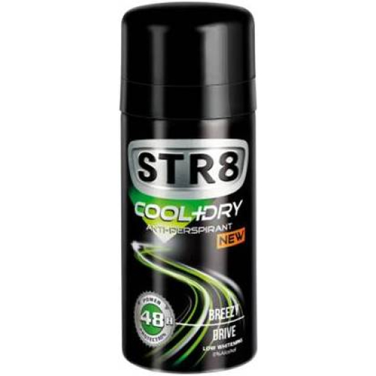 Str8 Cool + Dry Breezy Drive 48h antiperspirant deodorant sprej pro muže 150 ml