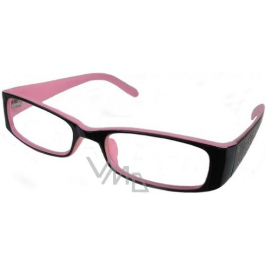 Berkeley Čtecí dioptrické brýle +2 růžovočerné CB02 1 kus MC2036