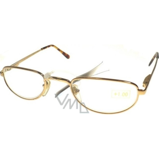 Berkeley Čtecí dioptrické brýle +2,50 zlaté malé MC2 1 kus