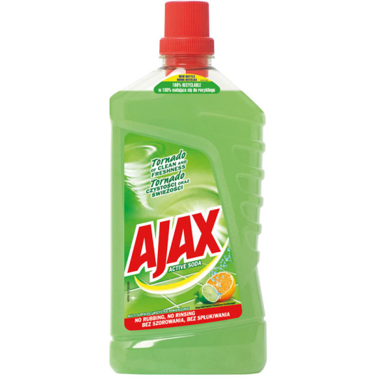 Ajax Active Soda Orange & Lemon univerzální čisticí prostředek 1 l